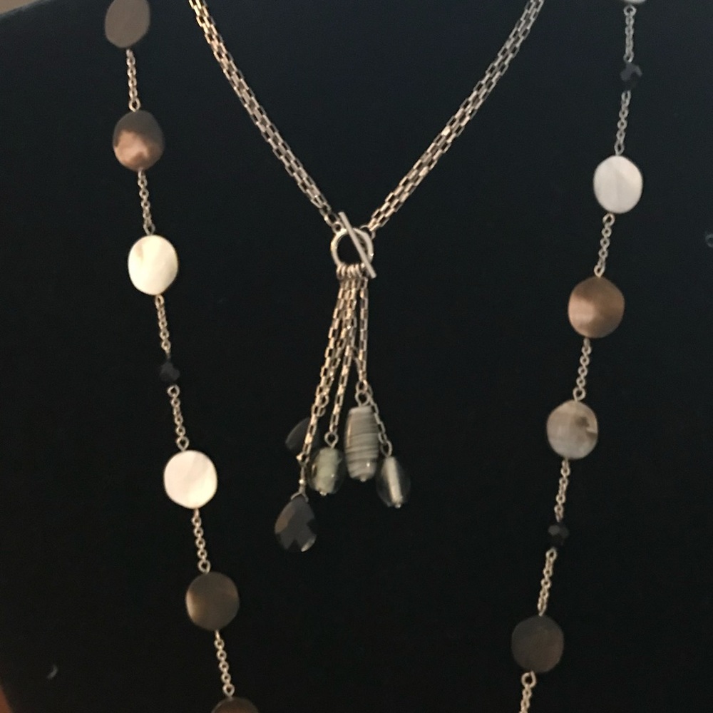 Lia Sophia 2 Piece Necklace Set